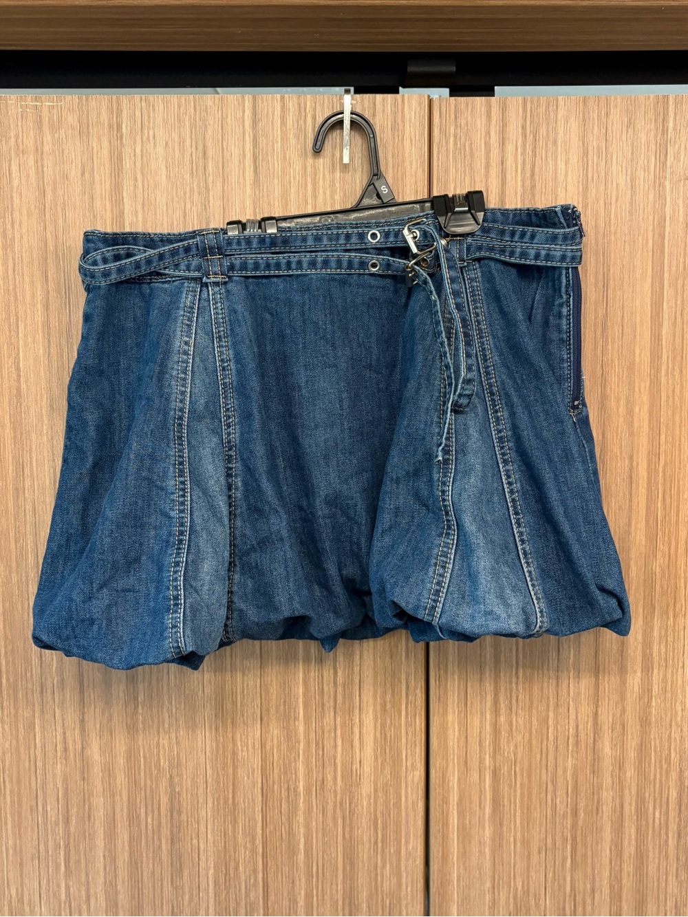 Windsor Bubble Denim Skirt